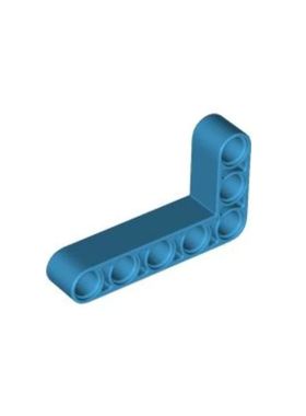 乐高/LEGO积木配件 6211951 32526 43886 深湖蓝色 3x5L 孔臂梁