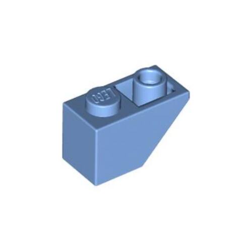 乐高/LEGO积木零件 4598015 3665 中蓝色1x2 斜坡面反向砖4179831