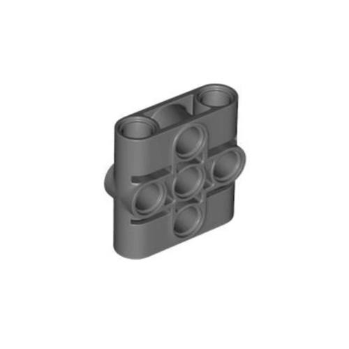 乐高/LEGO积木零件 6317653 39793 深灰色 3x3 孔臂 拴连接