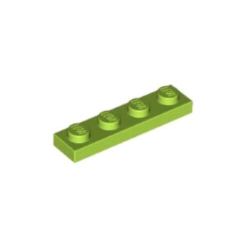 乐高/LEGO积木零件 4187743 3710 4122441 浅绿色 1x4 基础板