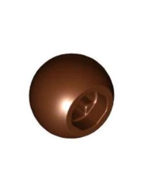 乐高/LEGO零件 6361175 32474 18384 红棕色 10.2mm连接球转向球