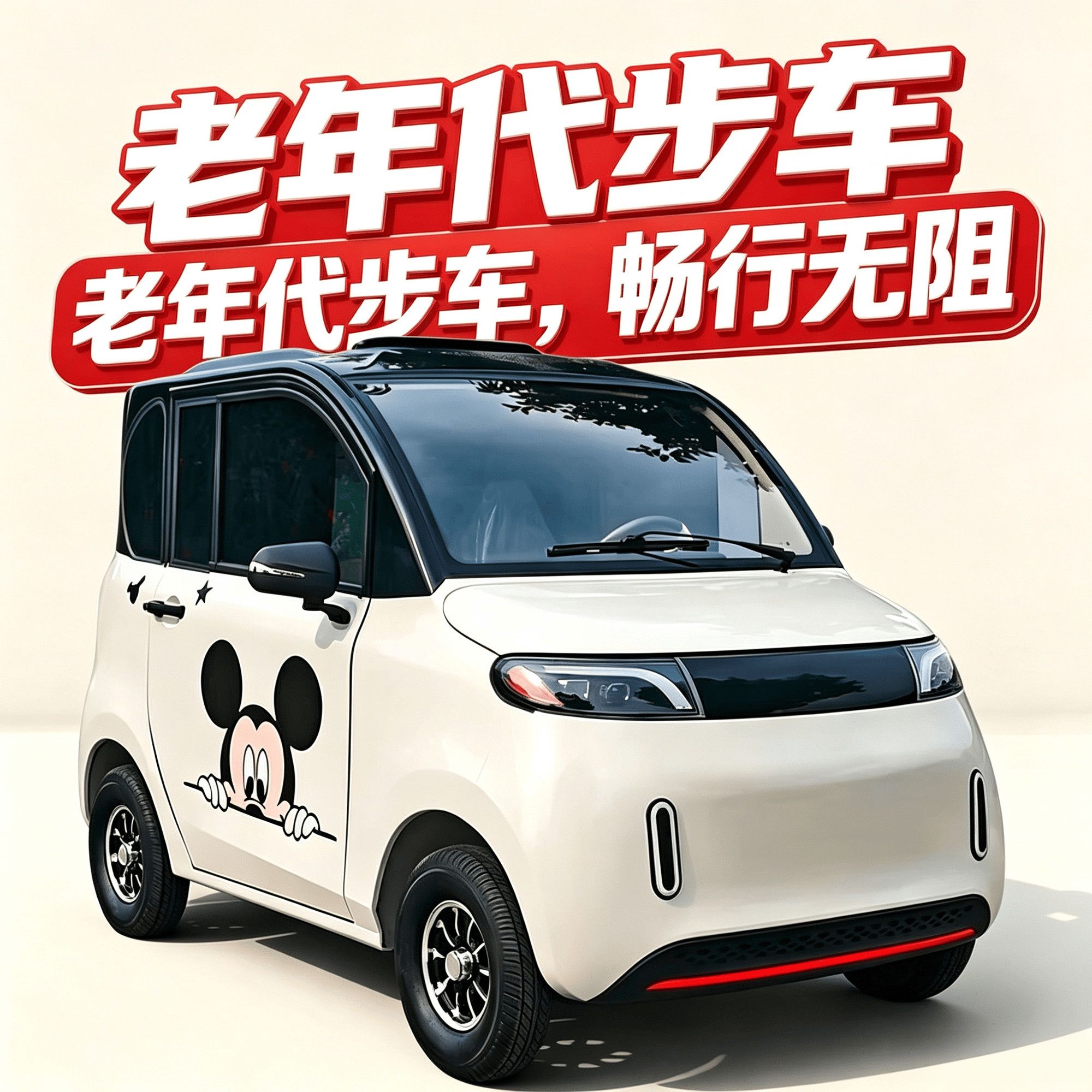 新款电动四轮车锂电池成人女士家电动四轮车