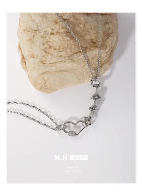 项链小众锁骨设计链女颈链冷淡气质感风高级轻奢配饰个性嘻哈酷潮