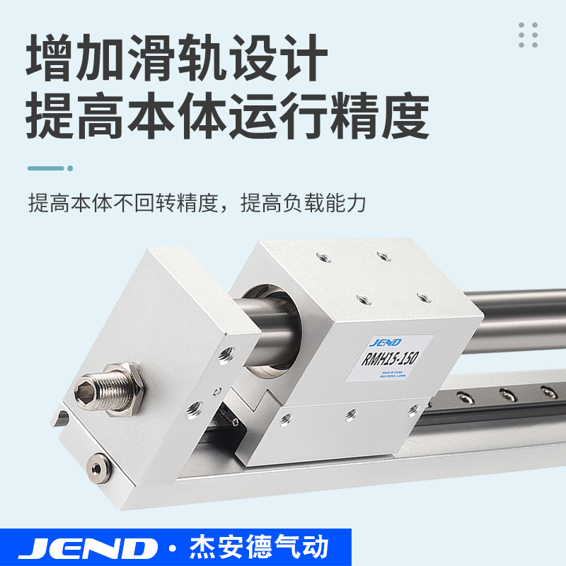 亚德客型磁偶式无杆气缸RMH带导轨10/16/20/25-50X100*200X250S