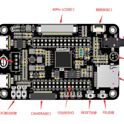 榴莲派(LiuLianPi) F1C100S开发板
