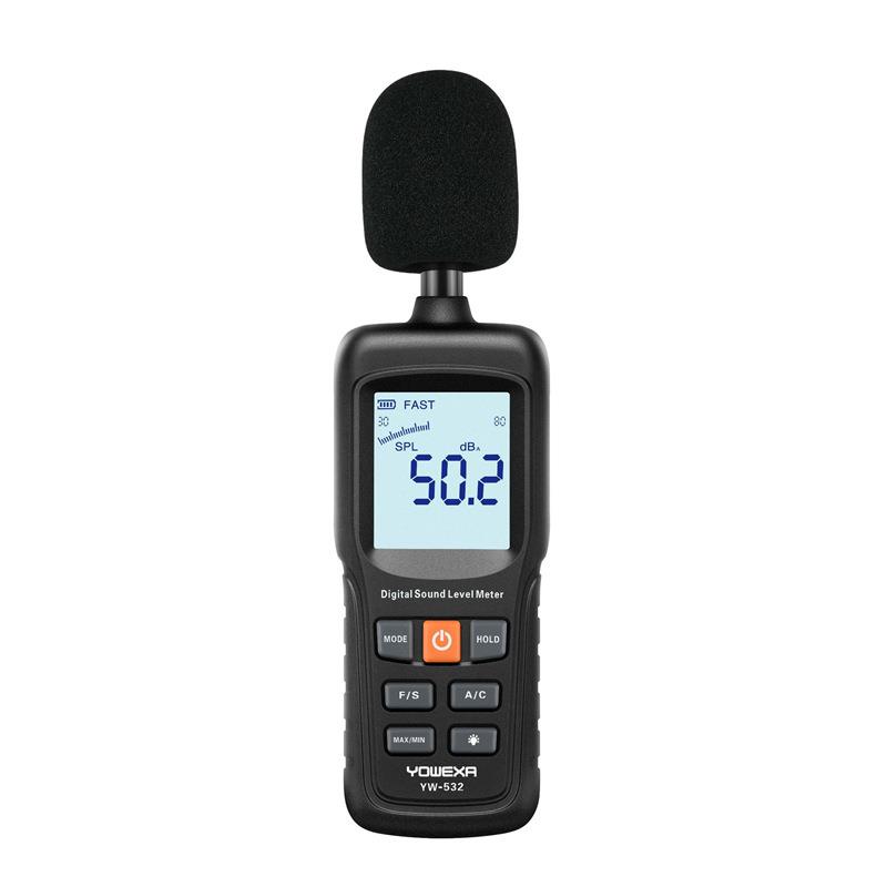 宇问YW-532数字噪音计支持DC/AC信号输出时间/频率计权