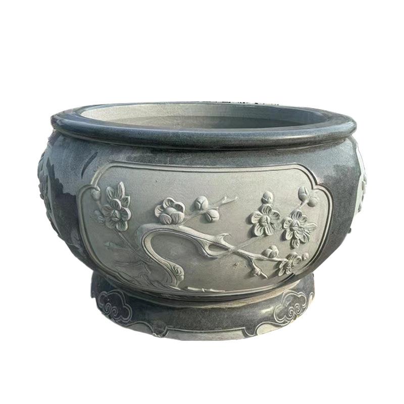 鱼缸厂家供应仿古花钵大缸荷花缸瓷器绿植客厅酒店水缸养鱼缸