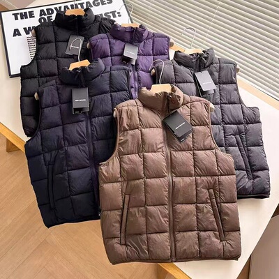 UINQUT/秋冬男装女装情侣款空气棉服马甲保暖背心外套马夹483632