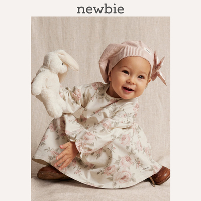 Newbie瑞典进口童装婴儿春夏新品印花碎花连衣裙公主裙裙子