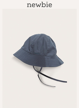 Newbie瑞典进口童装春夏婴童深海蓝轻薄户外遮阳帽渔夫帽帽子
