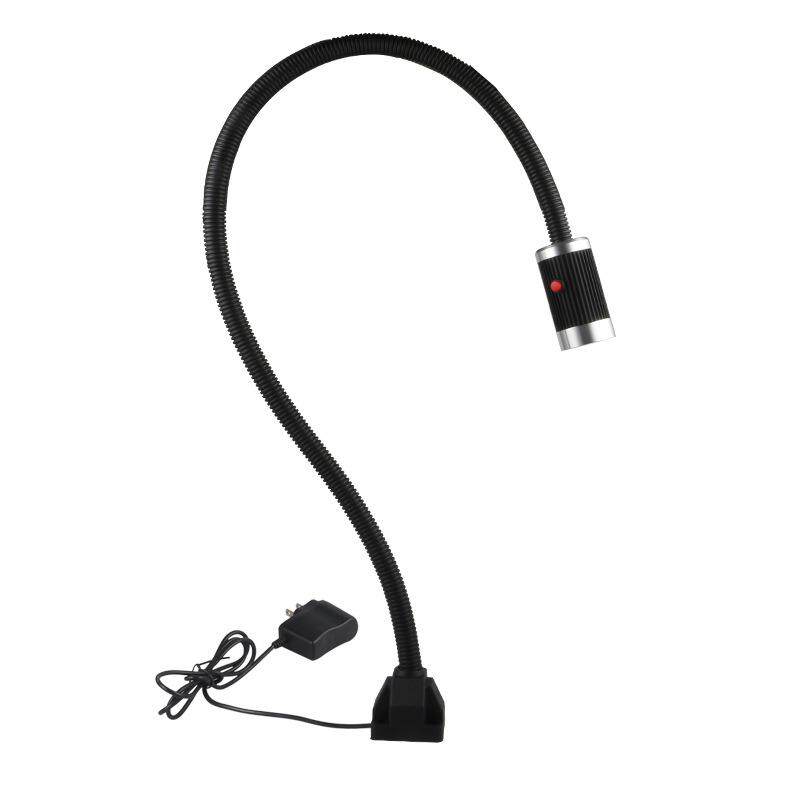 九家机床灯led铝合金软管灯800mm9w24v螺丝固定座车床灯24v