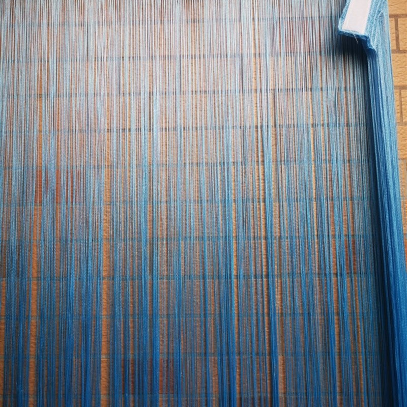 1米*3米魔术贴纯色3层装饰加密门帘线帘客厅卧室橱窗布置隔断窗帘