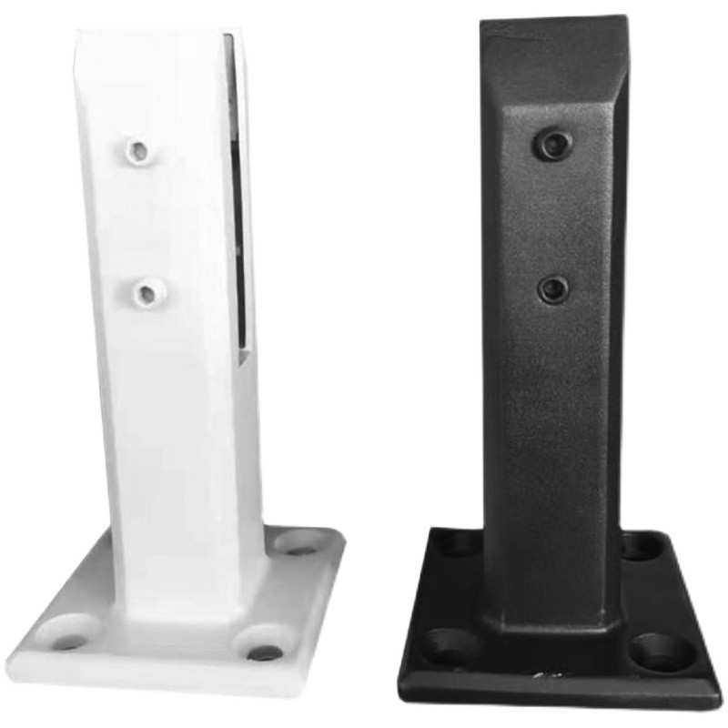 定制实心重型不锈钢304游泳池玻璃夹楼梯护拦固定配件沙滩立柱阳