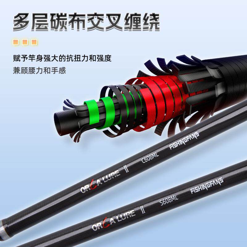 新款直销超短迷你大导环路亚竿便携小路亚竿钓鱼竿短节伸缩马口海