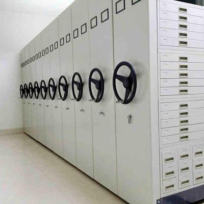 新款直销智能密集架钢制电动轨道密集柜移动式档案室密集文件存放