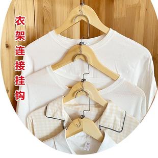 直销304不锈钢衣架连接挂钩家用多层悬挂衣钩可叠加挂扣衣柜 新款