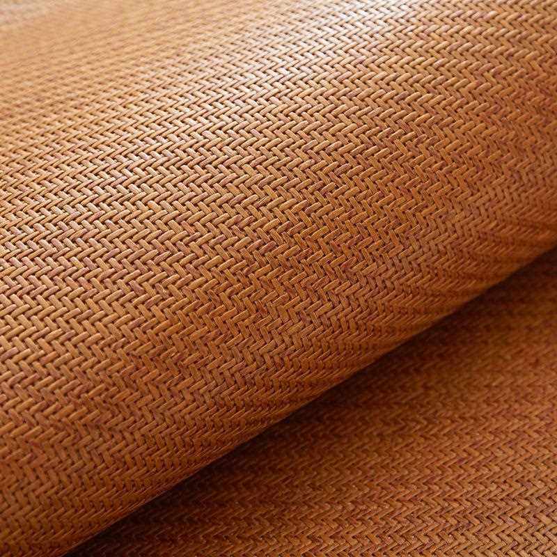 新款直销夏季凉席藤席三件套双面可折叠加厚空调软席1.8m夏天冰丝