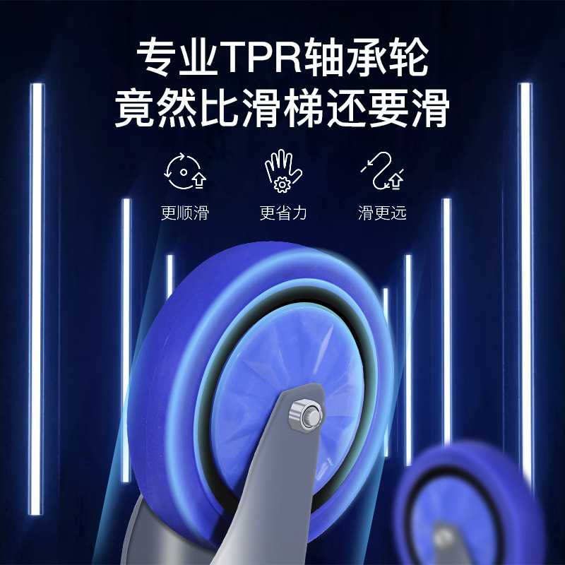 新款直销静音加厚平板车手推车拉货搬运车可折叠四轮便携家用小型