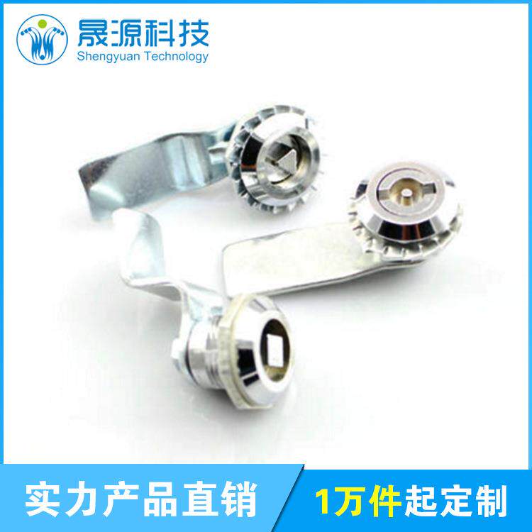 新款直销锁具MS705配电柜门锁 机柜三角锁 一字机械设备配电箱转