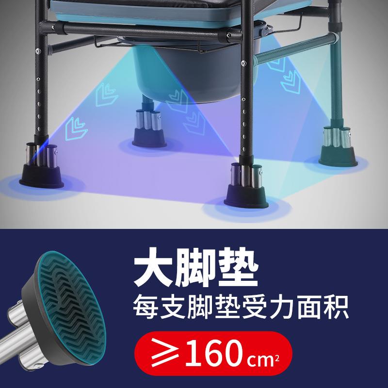 新款直销坐便椅老人坐便器座便椅孕妇坐厕椅家用专用便桶可折叠洗
