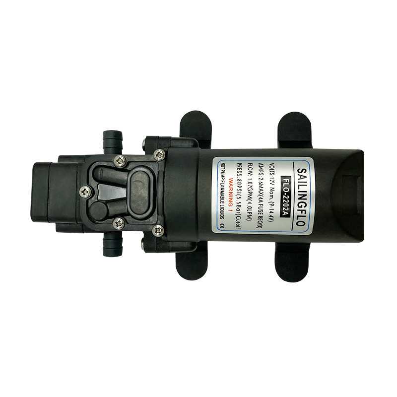 新款直销FL-2202A 12v直流喷雾器高压水泵农用微型电动隔膜泵小型