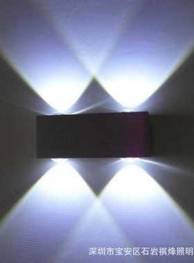 新款直销铝材创意壁灯led4w走廊过道背景墙装饰灯酒店ktv会所灯具