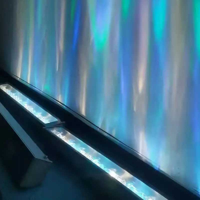 新款直销led动态水波纹氛围洗墙灯户外防水网红景点打造七彩梦幻