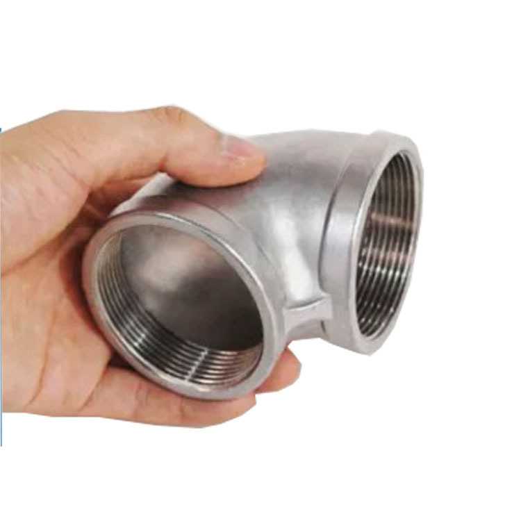 新款直销201/304/316不锈钢弯头4分6分1寸2寸4寸90度直角水管接头