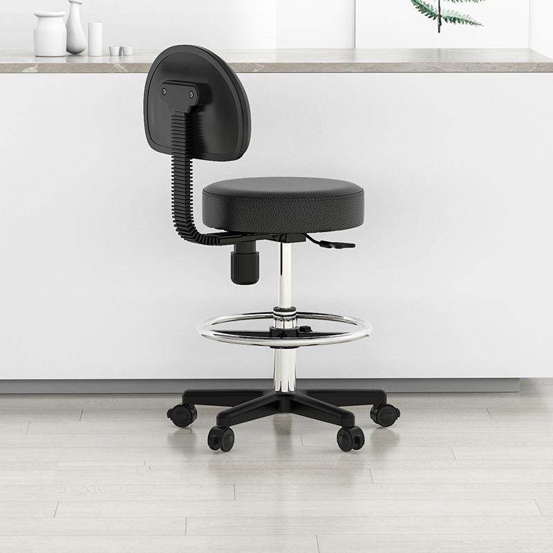 新款直销酒吧椅吧台美容凳美发店旋转升降圆凳子美甲凳滑轮大工凳