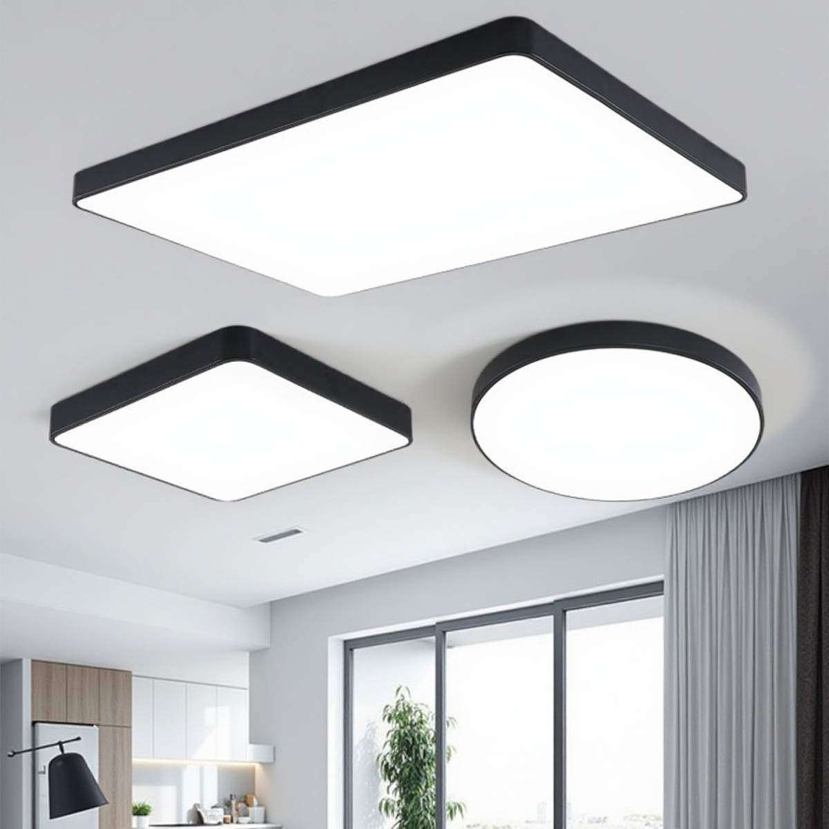 超薄客厅灯现代简约led吸顶灯全光谱主卧室书房灯具全屋套餐超亮,3C数码配件,USB灯,淘宝优惠券,粉丝福利购,淘宝优惠卷