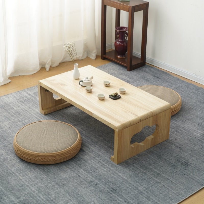 实木榻榻米茶几矮桌炕桌阳台小桌子简约榻榻米茶桌国学桌古琴桌