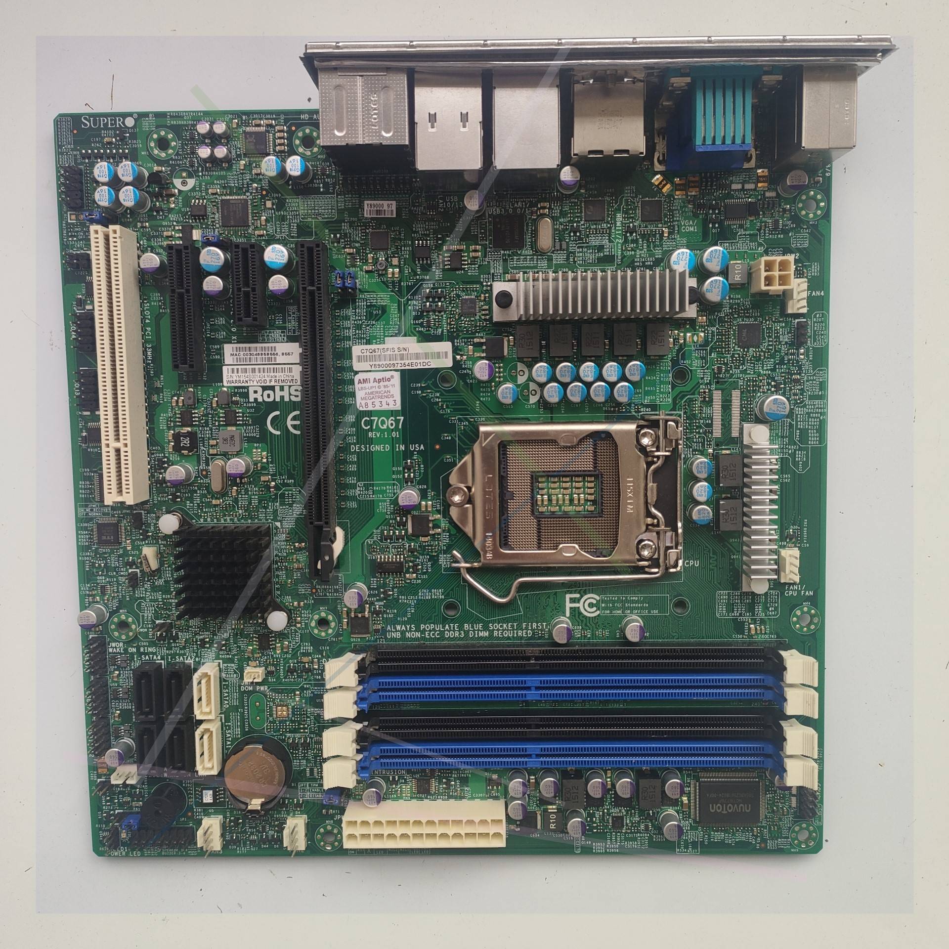 议价【正品】Supermicro C7Q67 REV:1.0