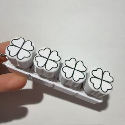 跨境解压按键1234569键四叶草键
