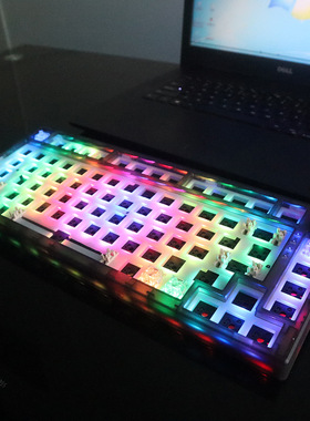 GK75V5配列蓝牙2.4G三模RGB无线GASKET结构热插拔客制化机械键盘