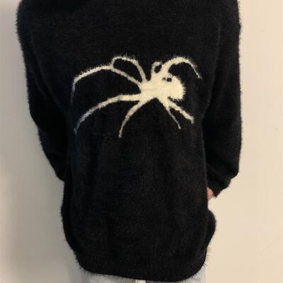 「POKERS」现货!官方正品!Super soft mohair小众原创蜘蛛毛衣