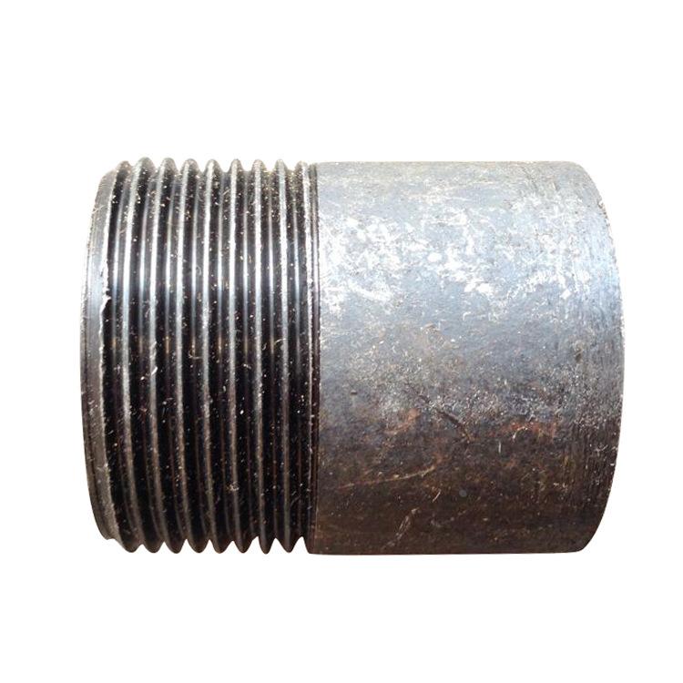 无缝单头丝单外丝铁接头DN1520253240506580100焊接管碳钢无缝管