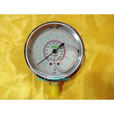 REFCO MR-206-DS-MULTI-16BAR冷媒含油径向带后边压力表4687571