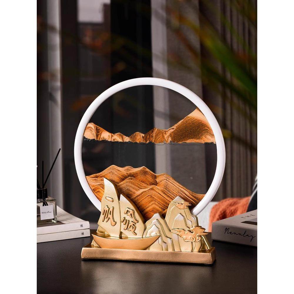 轻奢高档流沙画摆件家居客厅酒柜电视柜办公室装饰品乔迁礼物,鲜花速递/花卉仿真/绿植园艺,洒水/浇水壶,淘宝优惠券,粉丝福利购,淘宝优惠卷