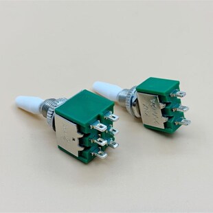 KNX钮子开关 3脚2档微小型拨动电源开关6脚2档摇头摇臂开关2A250V