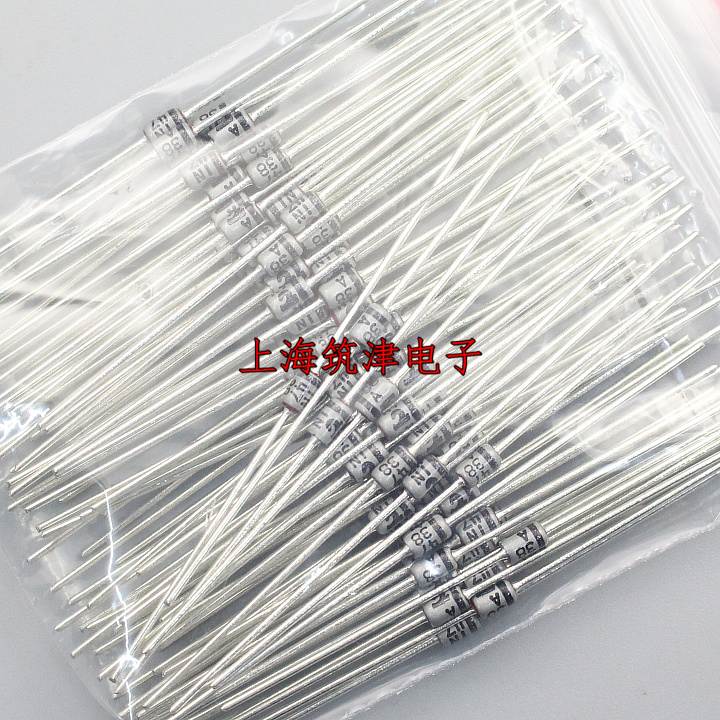 1W直插稳压管 8.2V 1N4738 IN4738A 4738 1瓦稳压二极管银色(10只