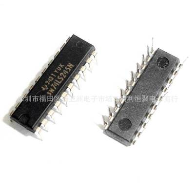TI进口原装 SN74LS245N 三态输出八路总线收发器