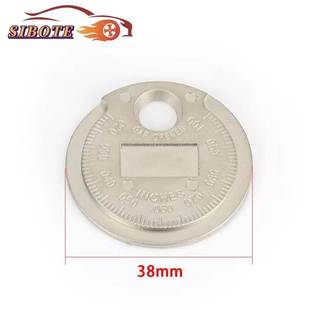 INCH 公英制钱币型火星塞量规 改装 修理量具火花塞间隙测量工具