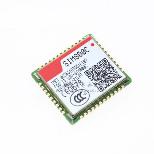 SIM800C四频封装GPRS模块 GPRS定位IC芯片无线收发芯片24M SIM800