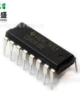 CD4543BE 原装正品 LCD驱动器 BCD7段锁存/解码器/驱动器