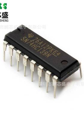 SN74HC139N 原装正品 SN74HC系列逻辑IC 双路2线至4线解码器