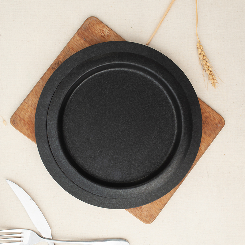 韩式烤盘碳烤炉煎肉盘炭火烧烤盘商用烤肉盘篦子圆型不粘煎盘295