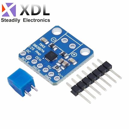 MAX98357A 音频放大器模块3006 I2S 3W D类放大器无滤波DIY功放板