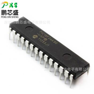 PIC18F26K80-I/SP 原装正品 PIC18F系列8位MCU 用于工业汽车消费