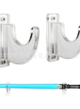 1对装/套 刀剑光剑架 球棒儿童玩具挂架 多功能吉他滑板架