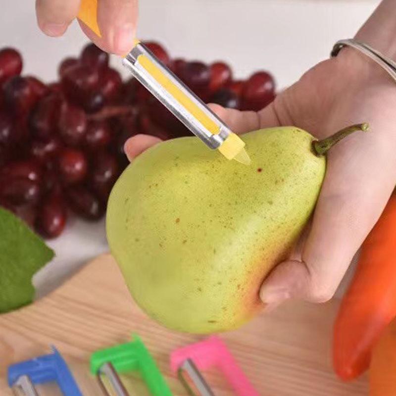 马蹄削皮刀不锈钢多功能苹果削皮器土豆打皮刀芒果刀果皮刨刀